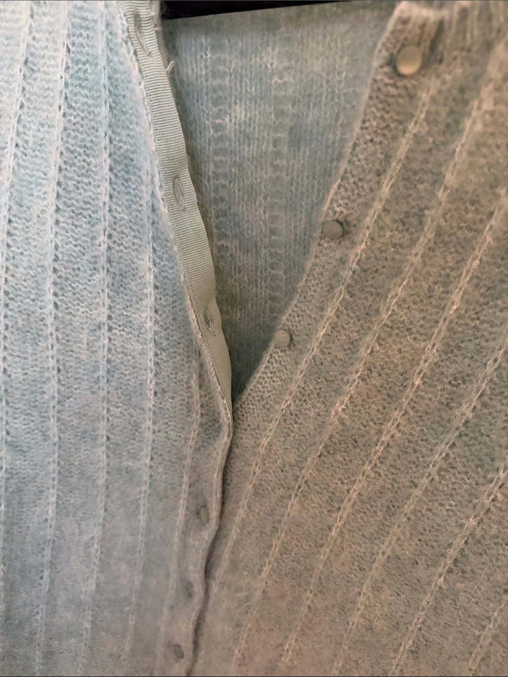 Sezane Amance Cardigan Sea Green Small - Picture 7 of 8